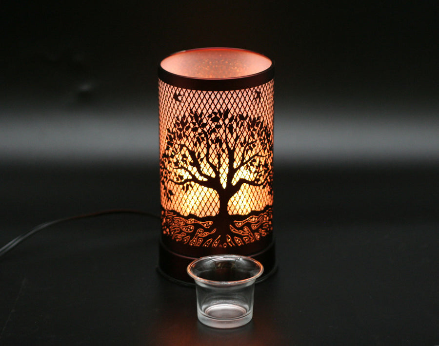 Copper tree of life wax holder
