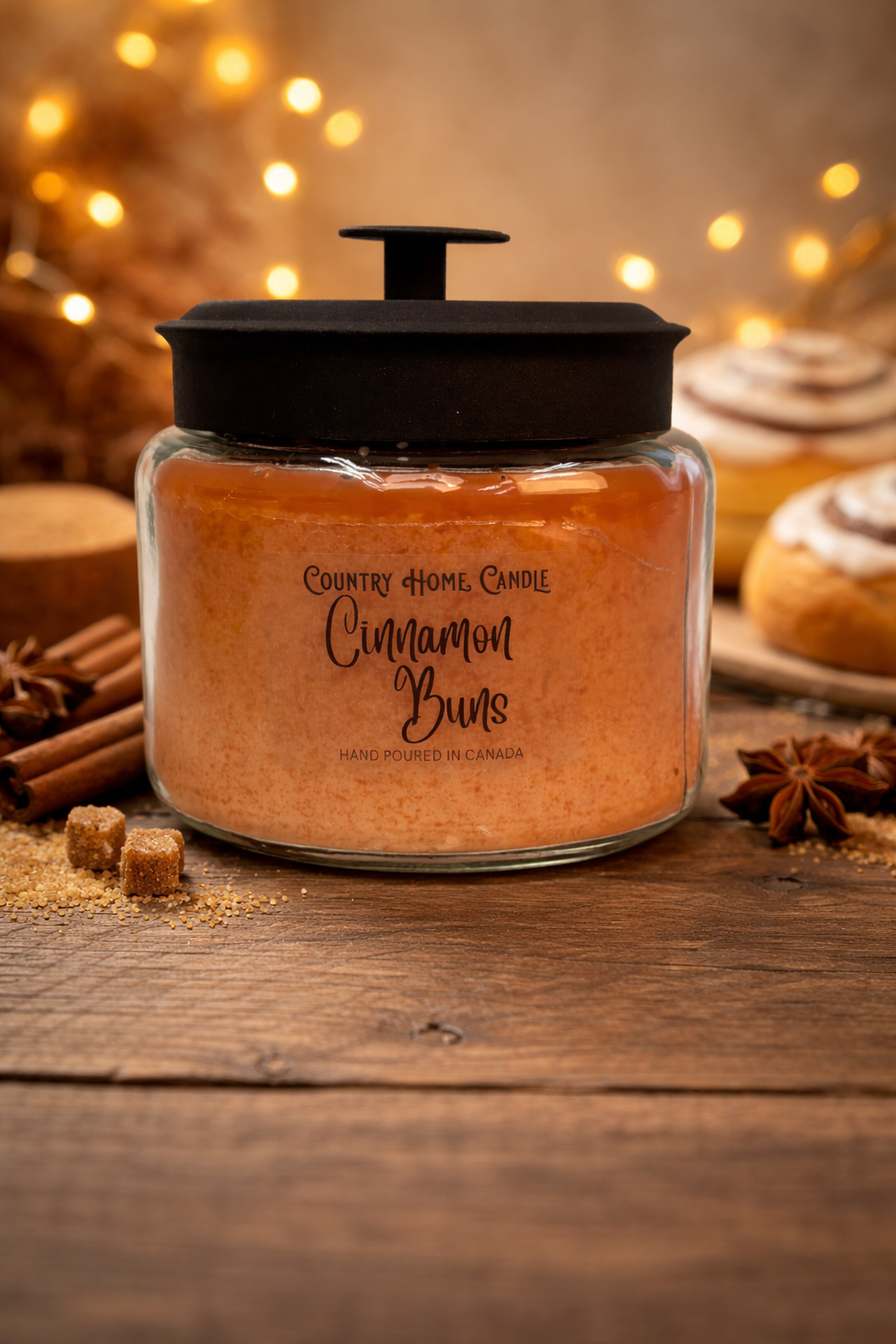 Cinnamon Buns 3 Wick 48oz