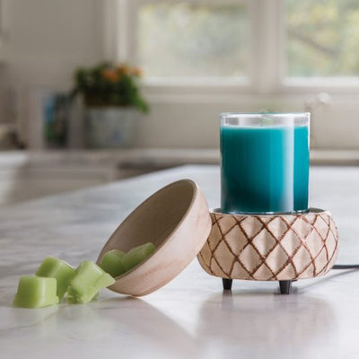 2 in 1 fragrance warmer lattice