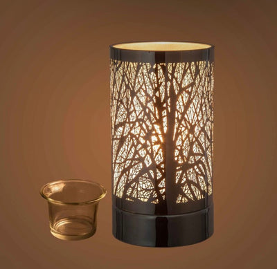 Touch Wax Lamp Silver Forest