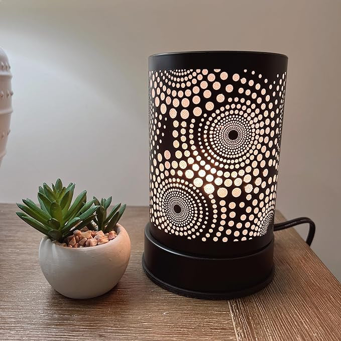 Black stipple sun wax warmer