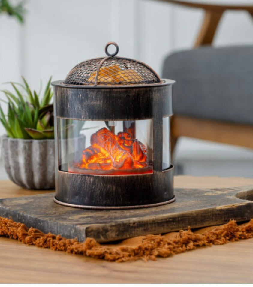 Fragrance warmer -fire pit