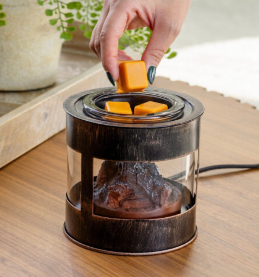 Fragrance warmer -fire pit
