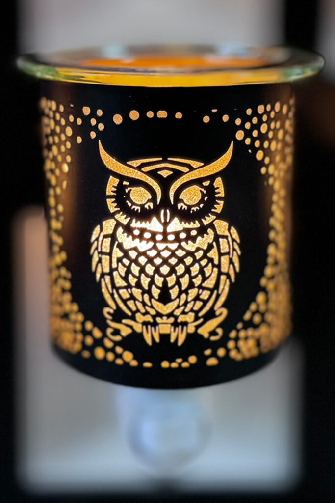 Black Owl Pluggable Wax Warmer