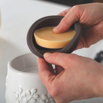 Mint Leaf Wax Warmer with silicone dish