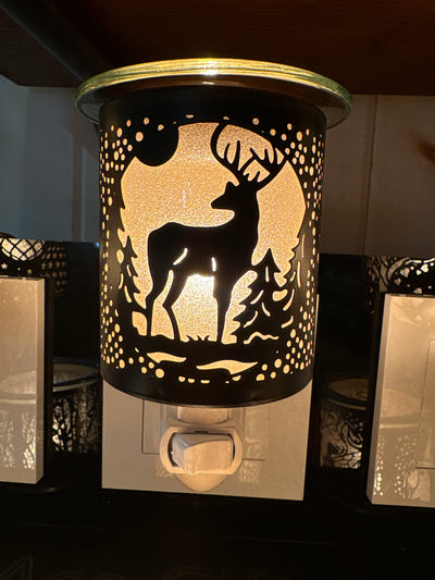 Night light glass warmer black beer