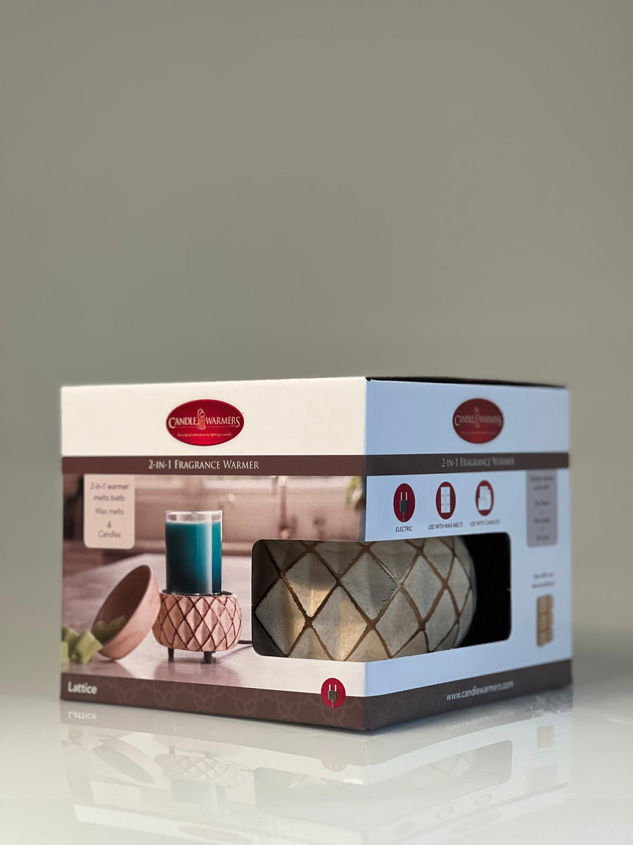 2 in 1 fragrance warmer lattice